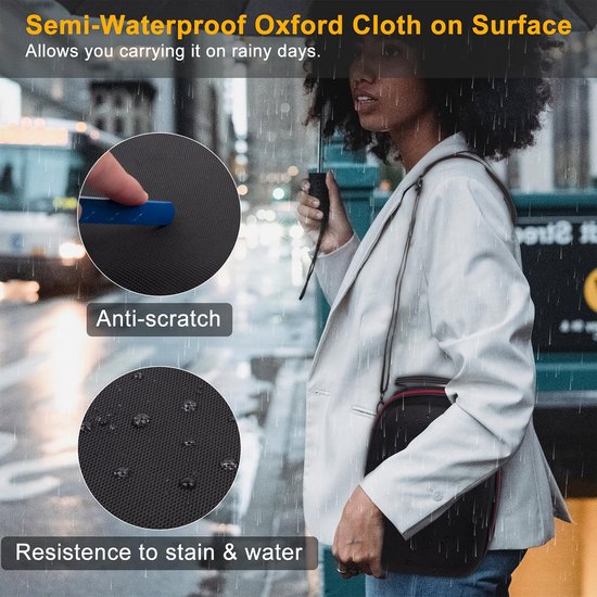 YONO Case geschikt voor Meta Quest 3 – Opberghoes Koffer voor VR Bril en Accessoires - Hard Cover – Zwart