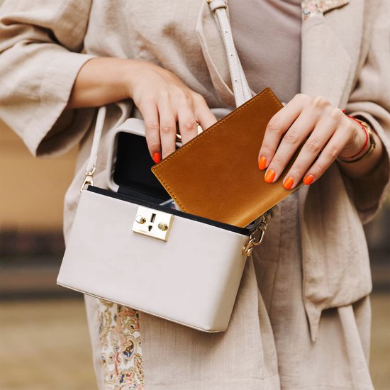 YONO Paspoort Hoesje - Paspoorthouder Leer - Houder - Cover - Mapje - Bruin