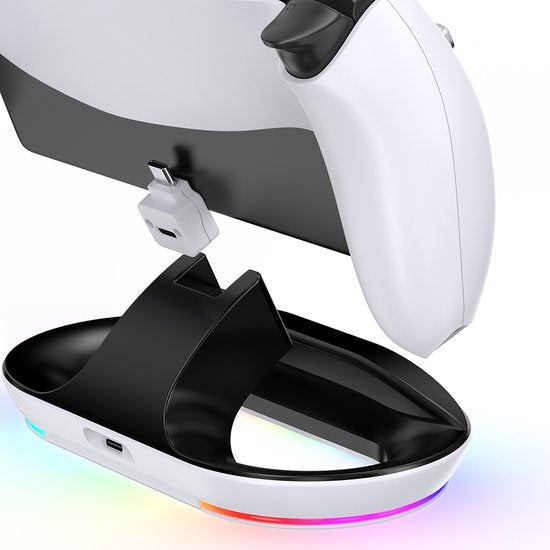 YONO Oplaadstation met RGB Led geschikt voor Playstation Portal - Charging Dock PS5 Portable - Oplader - Standaard