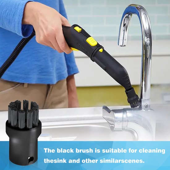 YONO Accessoires Set geschikt voor Kärcher Easyfix SC5 - SC4 - SC3 - SC2 - Stoomreinigeraccessoires met Doeken - 11 Delig