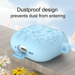 YONO Hoesje geschikt voor Airpods 4 - Case - Special Siliconen - Blauw