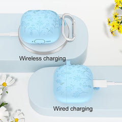 YONO Hoesje geschikt voor Airpods 4 - Case - Special Siliconen - Blauw