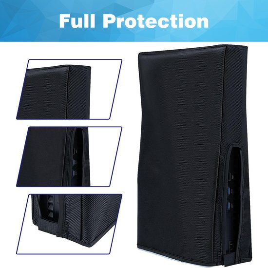 YONO Beschermhoes geschikt voor Playstation 5 SLIM - Stofkap - Hoes - PS5 Accessoires - Zwart