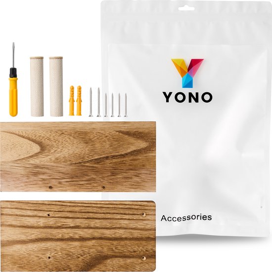 YONO Gitaar Muurbeugel met Plankje - Wandbeugel - Wandsteun Beugel - Muur Houder - Accessoires - Hout