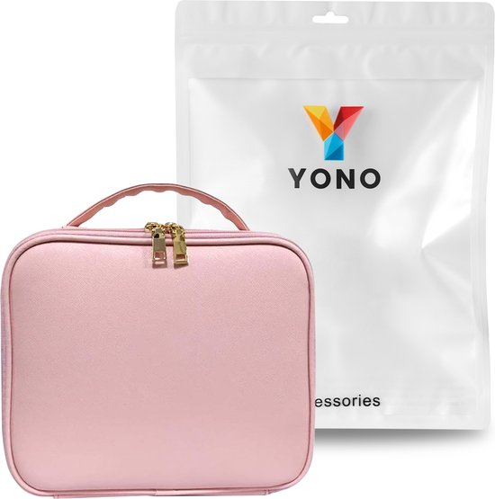 YONO Make Up Tas met Organizers - Beautycase Koffer - Dames en Meisjes - Roze