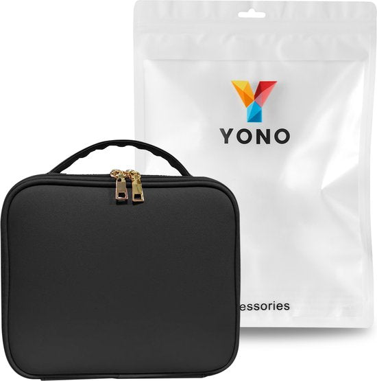 YONO Make Up Tas met Organizers - Beautycase Koffer - Dames en Meisjes - Zwart