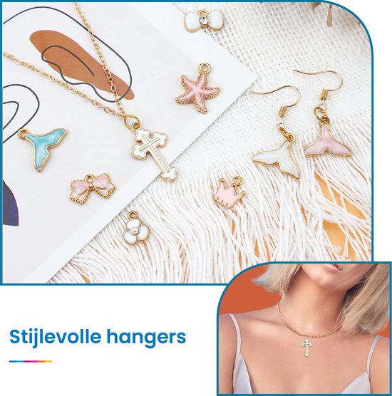 YONO Bedels voor Sieraden Maken - Armband - Ketting - Set van 100 - Goudkleurig