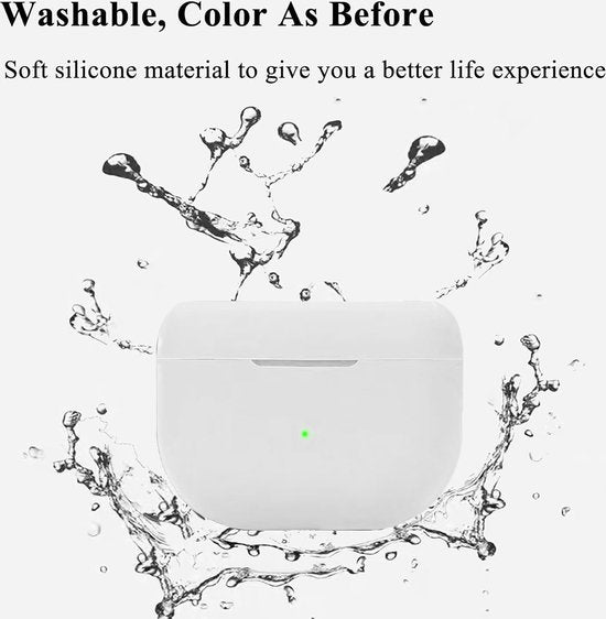 YONO Soft Case geschikt voor Jabra Elite 8 Active / Elite 10 - Siliconen Hoesje - Wit