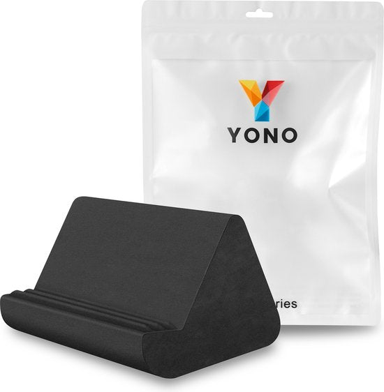 YONO Tablet Kussen - geschikt voor iPad - Smartphone - Schoot Houder - Pillow Pad - Standaard - Zwart