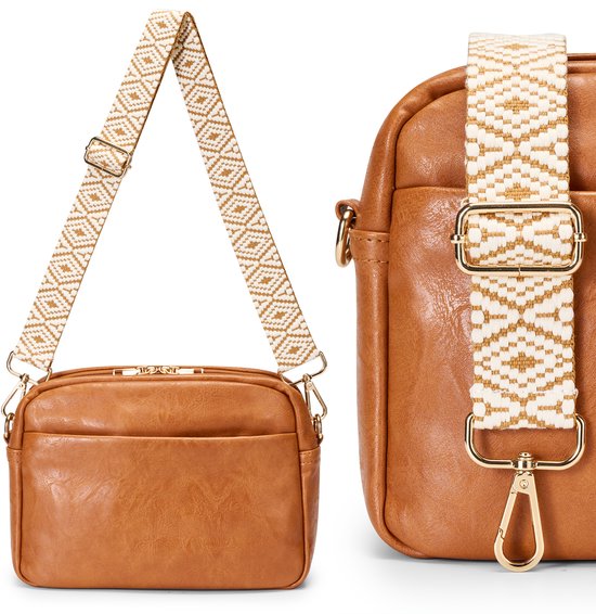 Bandoulière pour sac YONO - Bandoulière réglable - Marron clair