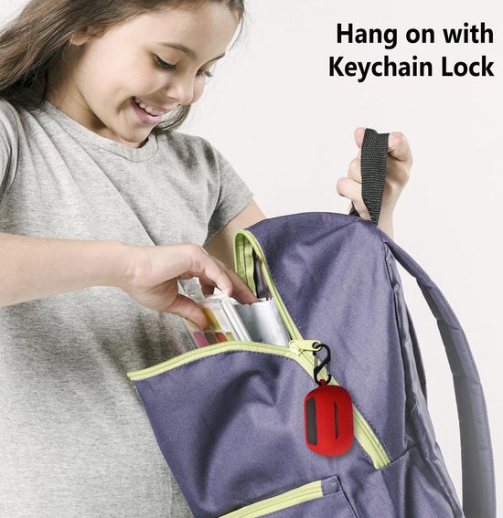 YONO Soft Case geschikt voor JBL Live Beam 3 / Buds 3 / Flex 3 - Siliconen Hoesje - Rood