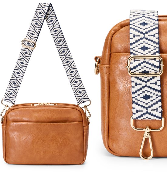 YONO Tassenriem Schouderriem - Schouderband voor Tas - Verstelbaar - Bag Strap Crossbody - Donkerblauw