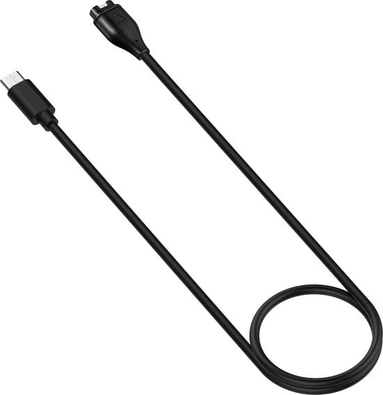 YONO Oplaadkabel USB-C geschikt voor Garmin Smartwatch - Vivoactive - Venu - Vivomove - Vivosmart - Forerunner - 5 4 3 2 S Plus - Oplader - Kabel - 1 Meter