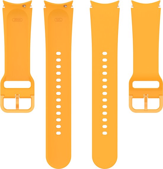 YONO Bandje geschikt voor Samsung Galaxy Watch 6 / 5 / Pro / 4 - Perfect Fit - Oranje