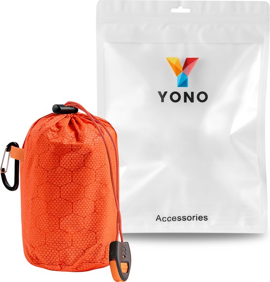 YONO Noodtent - Survival Tent - Outdoor Accessoires Noodpakket - Oranje