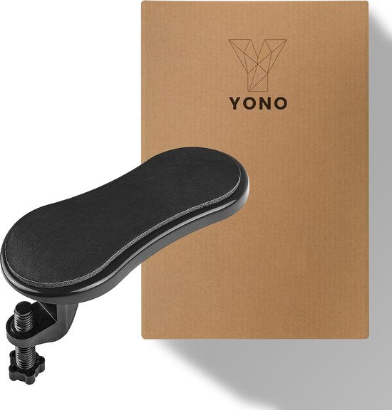 YONO Ergonomische Armsteun Bureau - Armondersteuning - Polssteun - Zwart