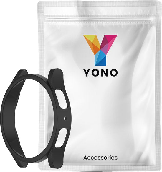 YONO Bumper geschikt voor Galaxy Watch 5 (44 mm) - Hoesje - Full Cover Case - Zwart