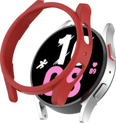 YONO Bumper geschikt voor Galaxy Watch 5 (44 mm) - Hoesje - Full Cover Case - Rood