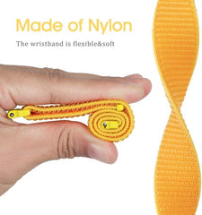 YONO Nylon Velcro Smartwatch Bandje 20mm - Horlogebandje geschikt voor Samsung Galaxy Watch 7 / 6 / 5 / Pro / 4 / 3 / Active 2 - Polar Ignite / Unite – Huawei - Geel