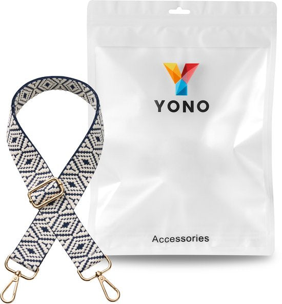 YONO Tassenriem Schouderriem - Schouderband voor Tas - Verstelbaar - Bag Strap Crossbody - Donkerblauw
