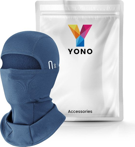 YONO Bivakmuts Sport - Balaclava Fleece - Ski Mask - Helm Muts - Motor - Fiets - Winter - Donkerblauw