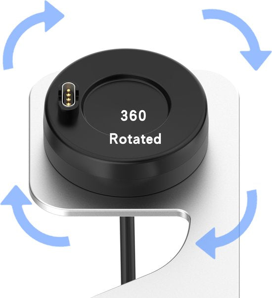 YONO Oplader Dock Geschikt voor Garmin Venu 2 / Fenix 7 6 5 / Vivoactive 4 3 / Approach S62 – Oplaadstation - Zilver