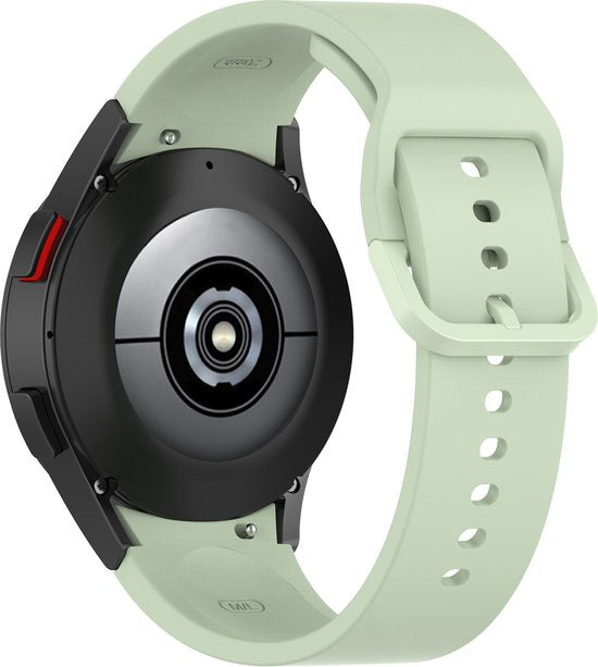 YONO Bandje geschikt voor Samsung Galaxy Watch 6 / 5 / Pro / 4 - Perfect Fit - Lichtgroen