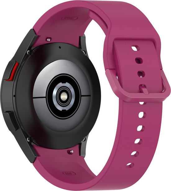 YONO Bandje geschikt voor Samsung Galaxy Watch 6 / 5 / Pro / 4 - Perfect Fit - Paars