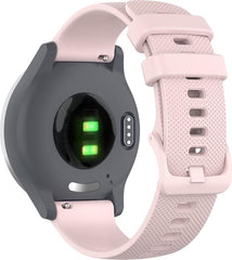 YONO Siliconen Sport Bandje 18mm - Horlogebandje geschikt voor Garmin Vivoactive 4S - Venu 2S - Vivomove 3S - Roze