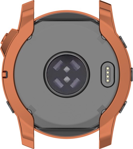 YONO Bumper geschikt voor Garmin Fenix 7 - Siliconen Hoesje - Bescherming Case - Rose Gold