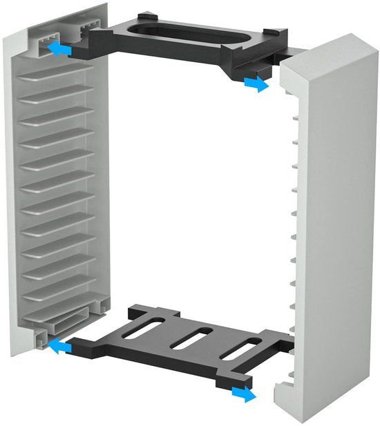 YONO Game Opbergrek - Spellen Houder geschikt voor PS5 - Xbox - Accessoires - DVD - 18 Games