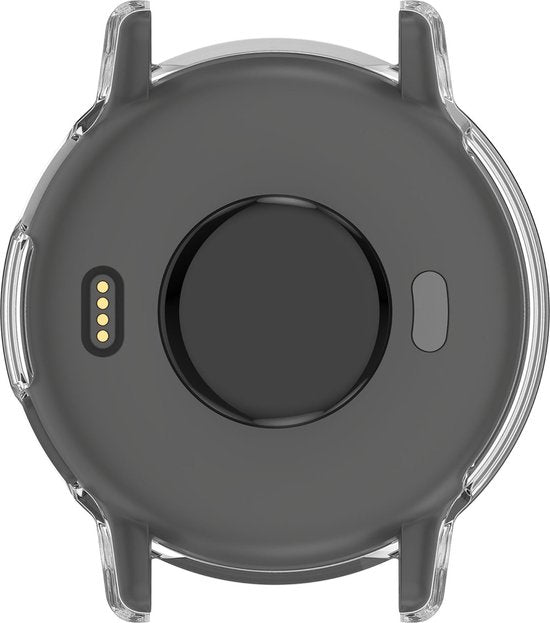 YONO Hoesje geschikt voor Garmin Vivoactive 5 - Screenprotector Case - Glas - Transparant