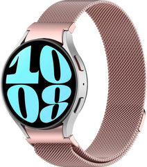 YONO Smartwatch Bandje geschikt voor Samsung Galaxy Watch 7 - 40mm - 44mm - Milanees - Roze