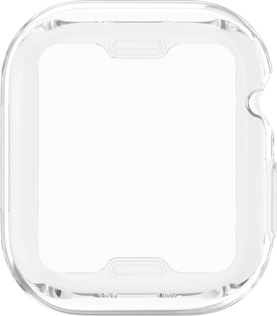 YONO Hoesje geschikt voor Apple Watch 10 - 42mm - Screenprotector Case - TPU - Transparant