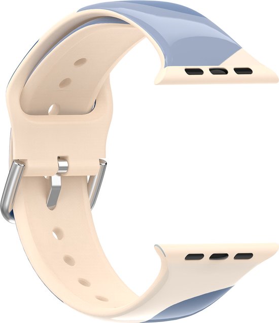 YONO Special Siliconen Bandje geschikt voor Apple Watch 42 / 44 / 45 / 49 mm - Blauw