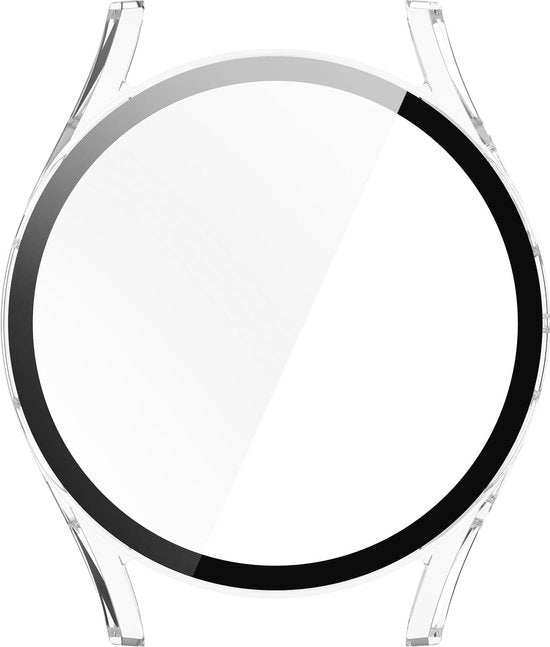 YONO Hoesje geschikt voor Samsung Galaxy Watch 7 - 40mm - Screen Protector Bumper Case - Transparant