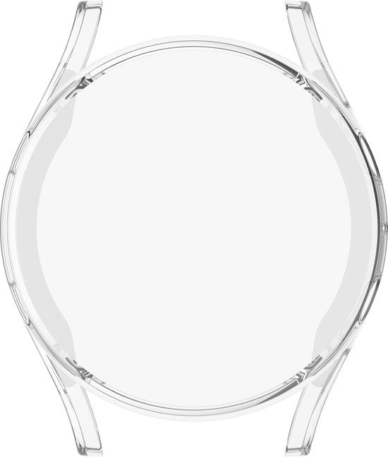 YONO Hoesje geschikt voor Samsung Galaxy Watch 7 - 44mm - Screenprotector - TPU - Transparant