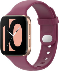 YONO Siliconen Bandje geschikt voor Oppo Watch 41mm – Bordeaux Rood