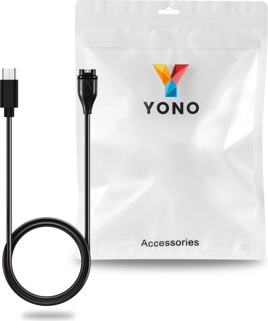YONO Oplaadkabel USB-C geschikt voor Garmin Smartwatch - Vivoactive - Venu - Vivomove - Vivosmart - Forerunner - 5 4 3 2 S Plus - Oplader - Kabel - 1 Meter