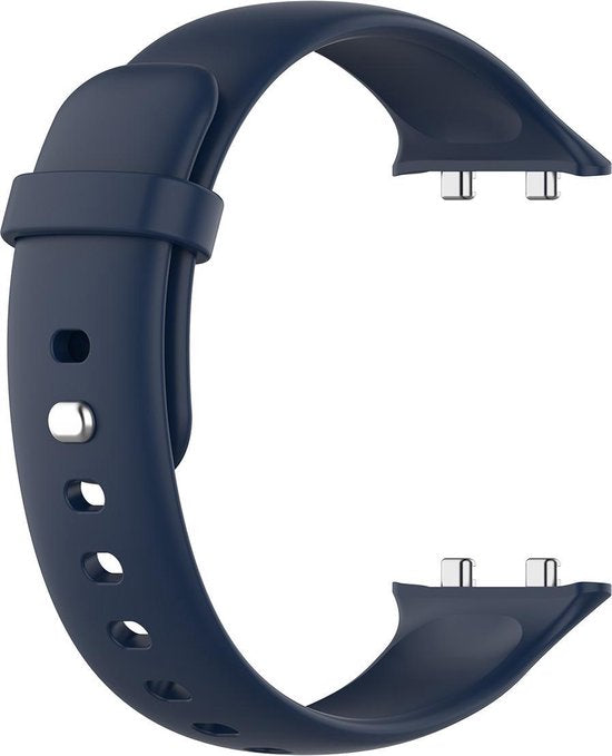 YONO Siliconen Bandje geschikt voor Oppo Watch 46mm – Donkerblauw