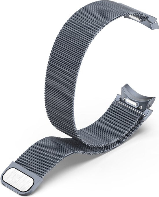 YONO Smartwatch Bandje geschikt voor Samsung Galaxy Watch 7 - 40mm - 44mm - Milanees - Grijs