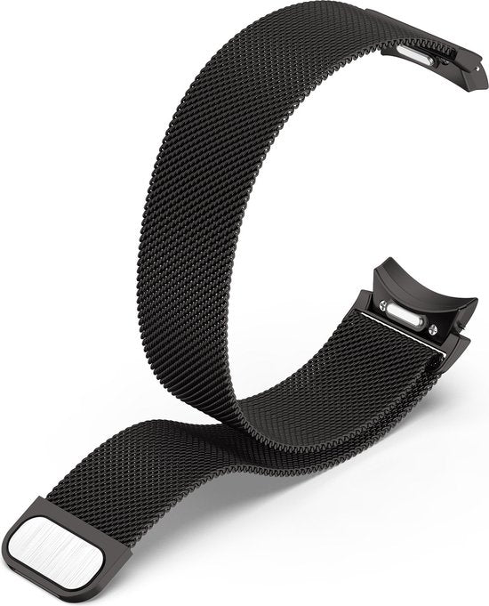 YONO Smartwatch Bandje geschikt voor Samsung Galaxy Watch 7 - 40mm - 44mm - Milanees - Zwart