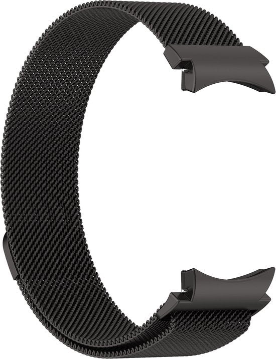 YONO Smartwatch Bandje geschikt voor Samsung Galaxy Watch 7 - 40mm - 44mm - Milanees - Zwart