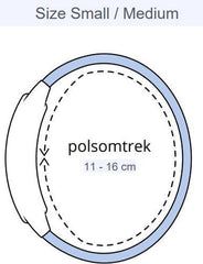 YONO Milanees Bandje Zilver geschikt voor Fitbit Ionic - Vervangende RVS Armband met Magneetsluiting – S/M