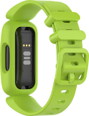 YONO Siliconen Bandje geschikt voor Fitbit Ace 3 Kids - Inspire 2 - Groen