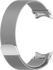 YONO Smartwatch Bandje geschikt voor Samsung Galaxy Watch 7 - 40mm - 44mm - Milanees - Zilver