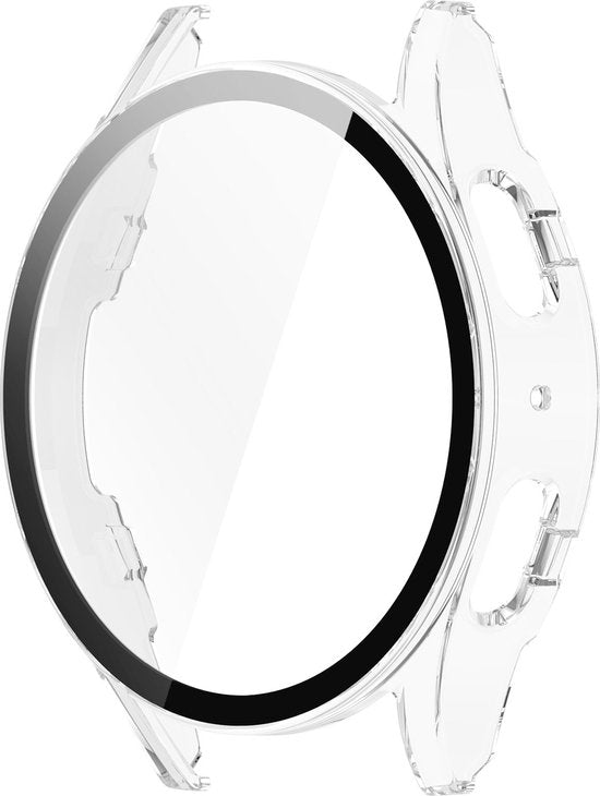 YONO Hoesje geschikt voor Samsung Galaxy Watch 7 - 40mm - Screen Protector Bumper Case - Transparant