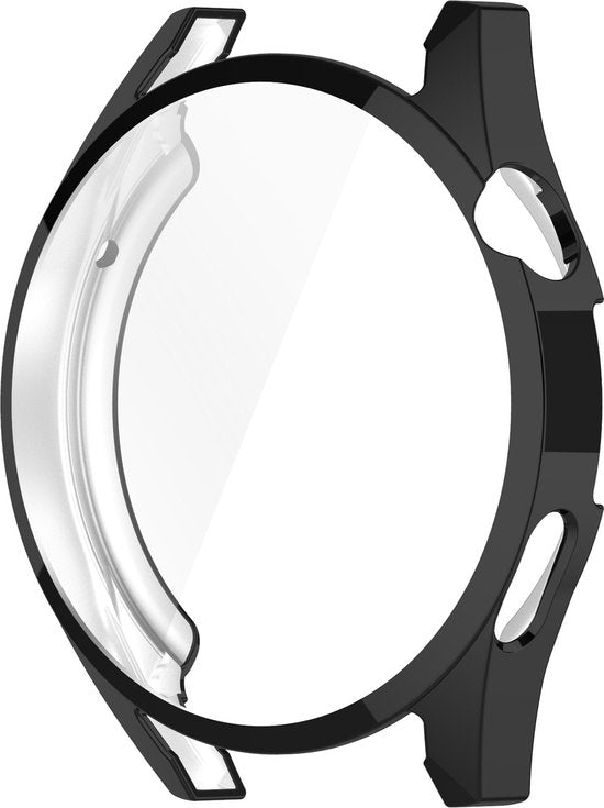 YONO Bumper geschikt voor Huawei Watch GT 3 - 46mm - Full Cover Soft Case - Hoesje - Zwart