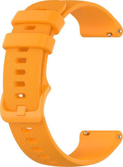 YONO Siliconen Sport Bandje 18mm - Horlogebandje geschikt voor Garmin Vivoactive 4S - Venu 2S - Vivomove 3S -Oranje