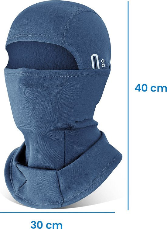 YONO Bivakmuts Sport - Balaclava Fleece - Ski Mask - Helm Muts - Motor - Fiets - Winter - Donkerblauw